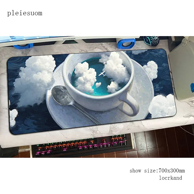 Surreal Artistic mouse pad gamer Boy Gift 800x300mm notbook mouse mat gaming mousepad large Kawaii pad mouse PC padmouse mats