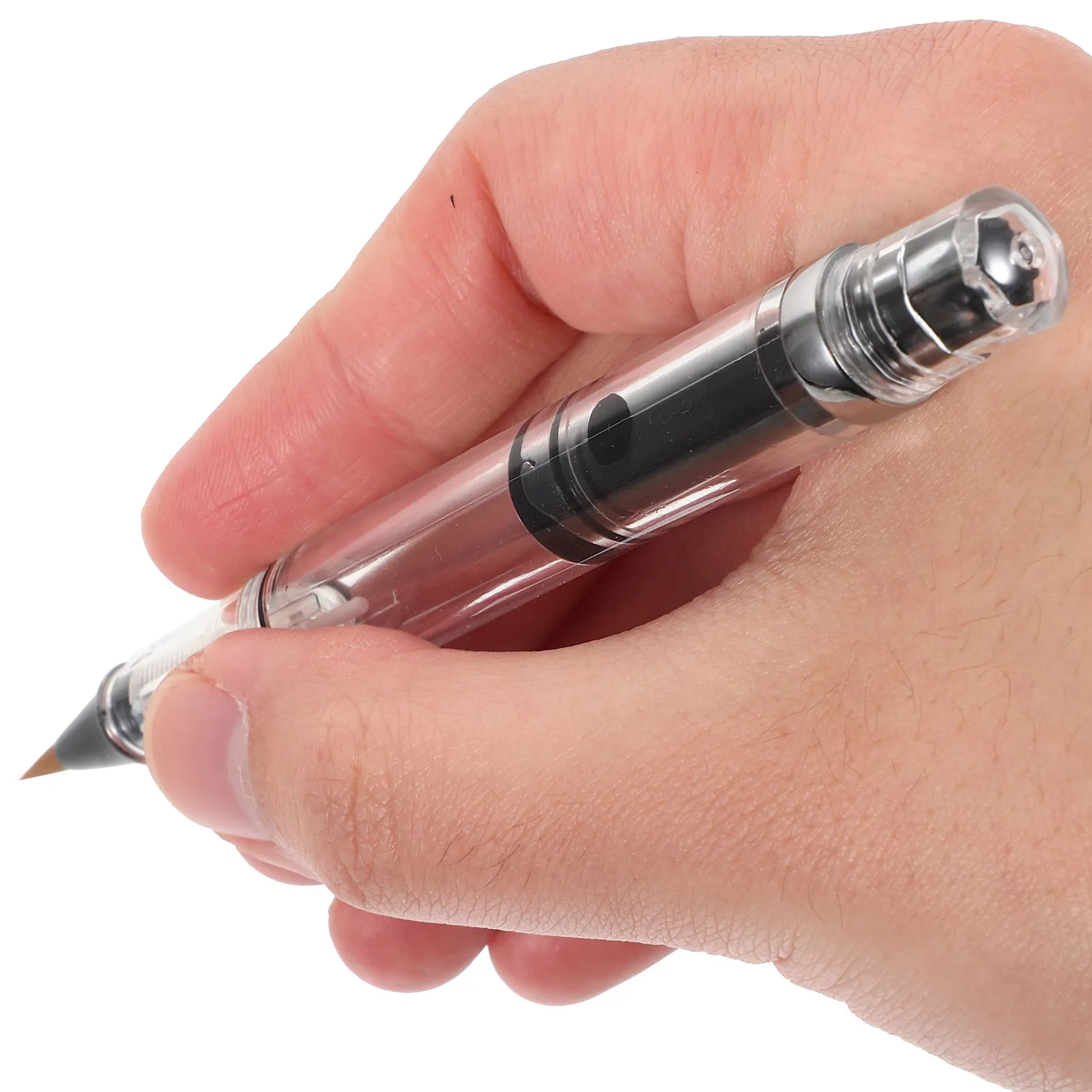 3Pcs Piston Fill Brush Pen Flexible Nib Pen For Art Student Fountain Filling Tip Painting Sketch Drawing