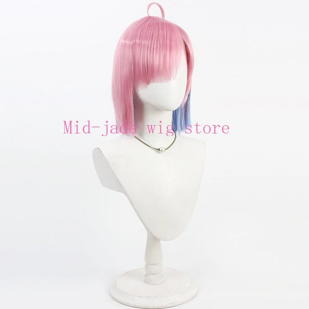 Himemori Luna Cosplay Wig Long Pink Synthetic Hair Heat Resistant Fiber Convention Costume