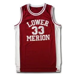 Men's Basketball Jersey Retro Maroon Red White FamilyMatchingBlack