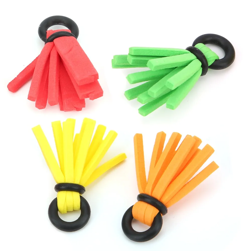 12PCS Foam Fly Fishing Float High Buoyancy 4 Colors Mixed Fishing Float Bobbers Lightweight Fishing Positioning Floats