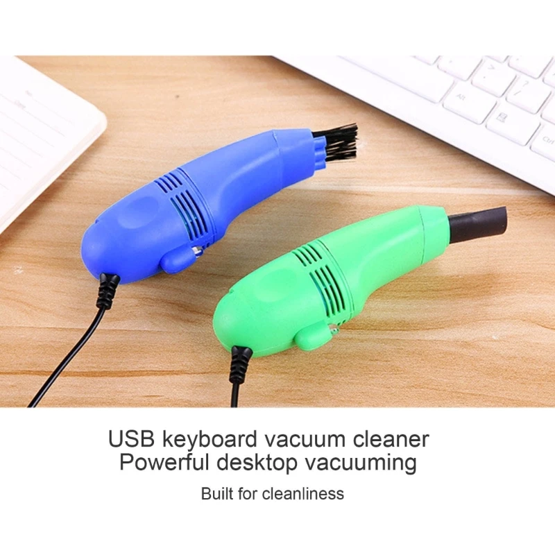 Household Mini Computer Keyboards Vacuum Office Computer Cleaners Keyboards Brush Clean Tabletop Tools USB Portable Dust Cleaner