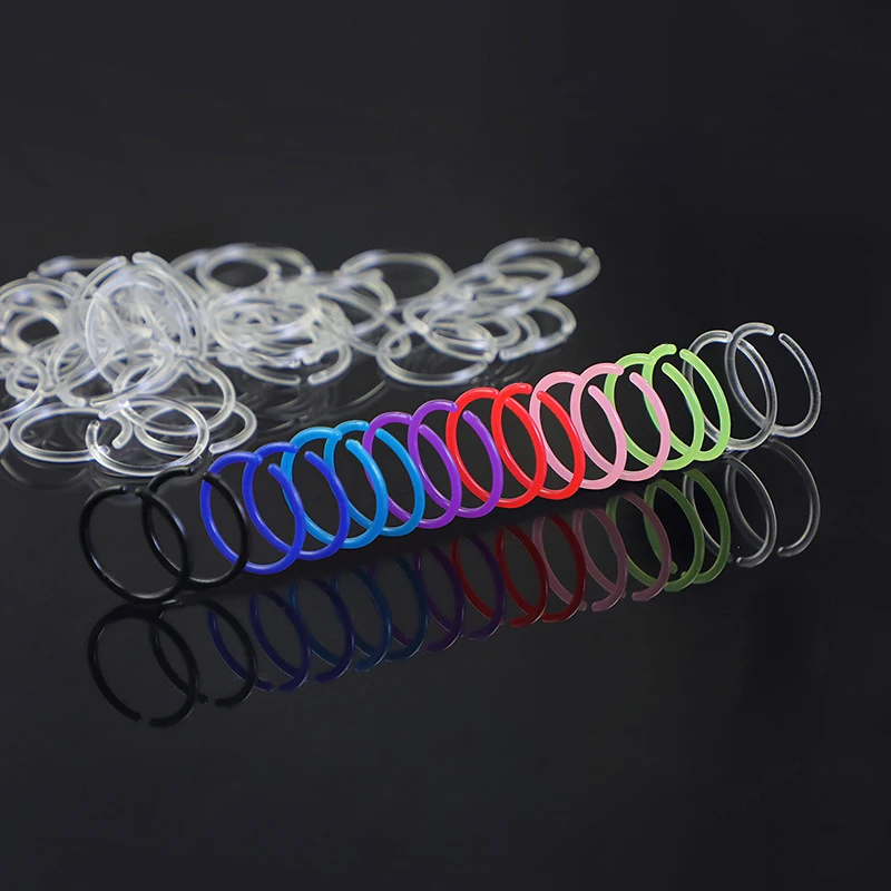 50-100pcs/lot Resin Hoop Earrings For Men Women Transparent Black Gold Colorful Round Circle Earring