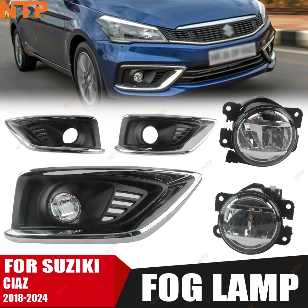 

Комплект противотуманных фар для Suzuki Ciaz 2019, дневные ходовые огни (DRL), передние фары, суперяркие, автомобильные аксессуары