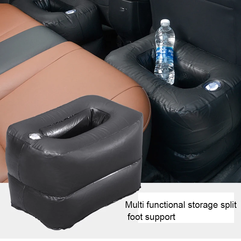 Inflatable Car Bed For Travel Suitable For Sedan SUV Business Vehicles Rear Seat Sleeping Pad Footrest Filling Pad Auto Accessry