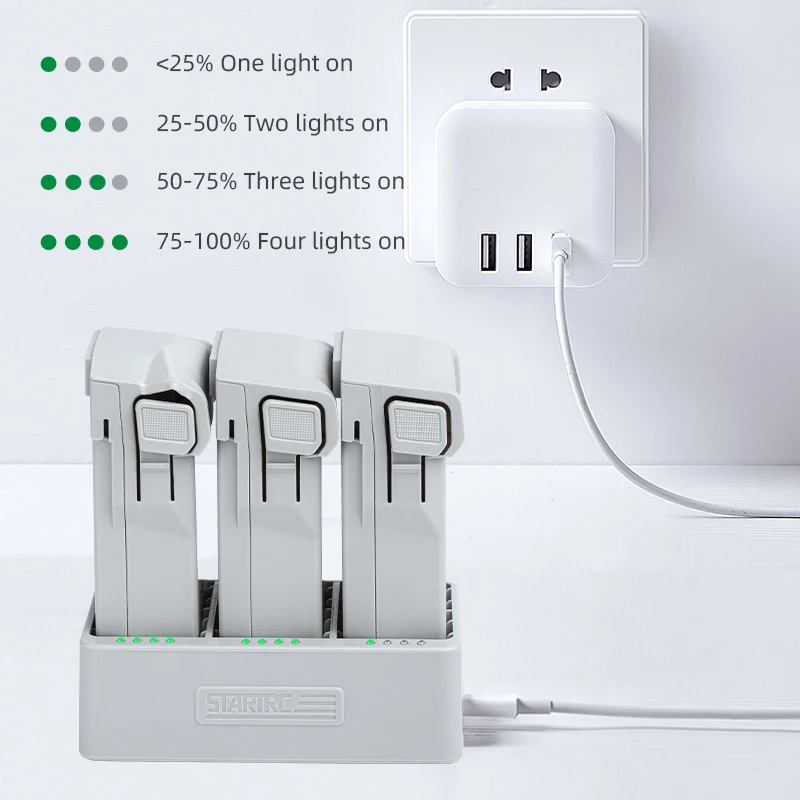 Battery Charger Portable Multifunction Quick Charging Hub Compatible For DJI Mini 3 PRO Charging Accessories