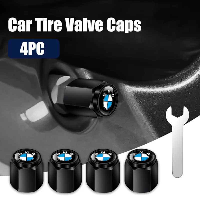 Tampa de Válvula de Pneu de Alumínio à Prova de Poeira para Carros BMW M Sport E36 E39 E46 E60 E90 F10 F30 G20 G30 X1 X2 X3 X5 X6