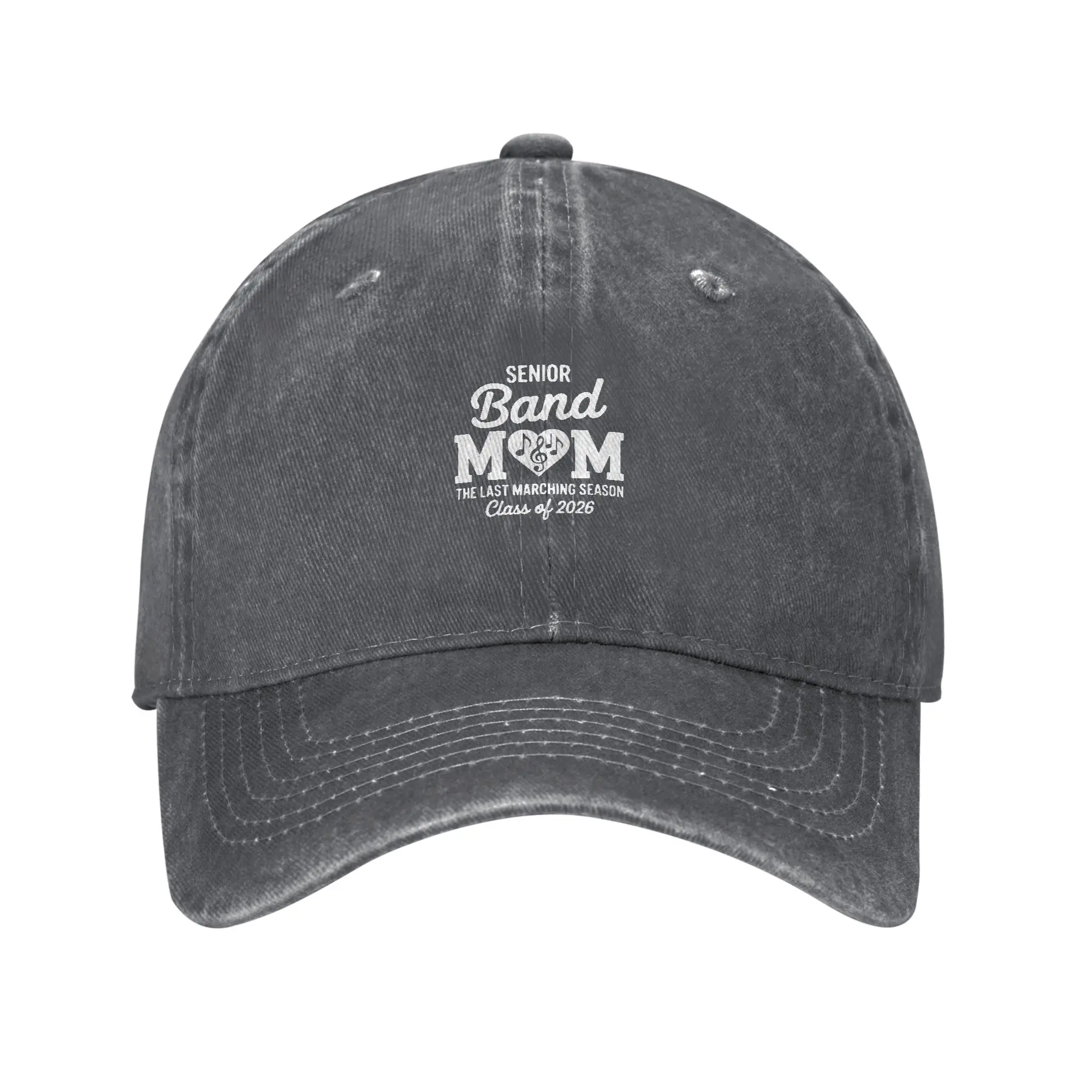 Fashion Senior Band Mom 2026 Last Marching Season baseball cap  Sweet And Cool Style Hats For Men