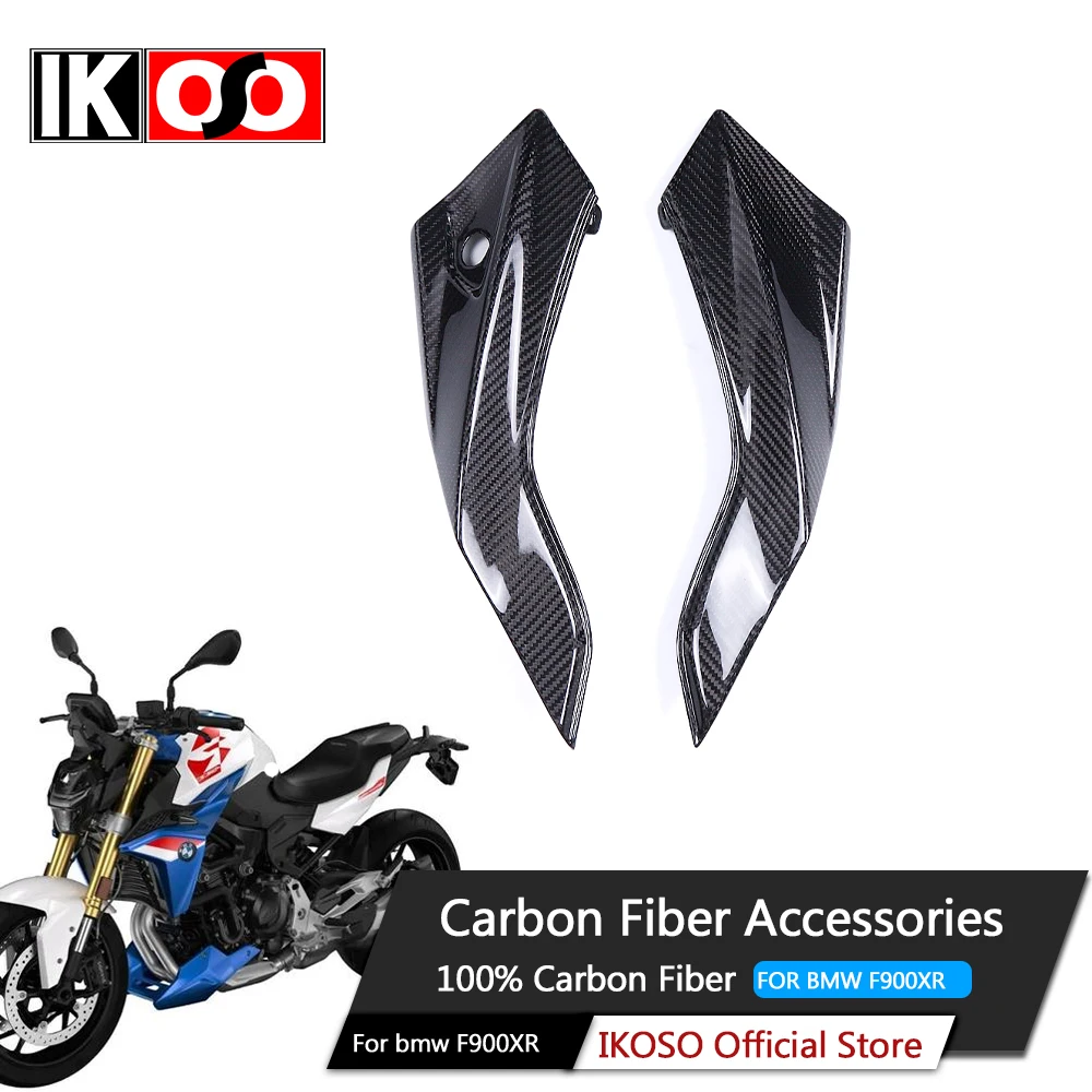 For BMW F900XR 2023+ Carbon Fiber Rear fairing side parts 100% Full Dry Carbon Motorcycle Modification Parts