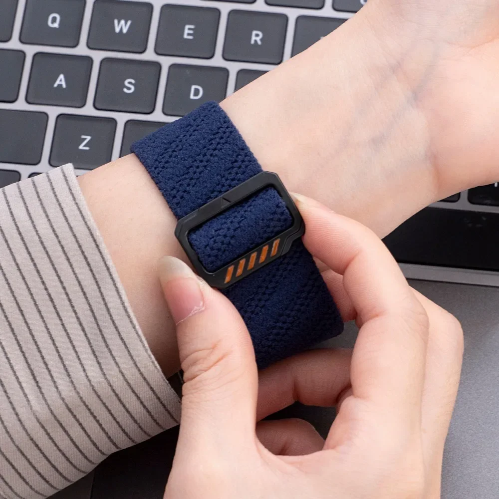 Нейлоновый ремешок с петлей для Apple Watch Band 46 мм 45 мм 44 мм 42 мм 41 мм 40 мм 49 мм Браслет для Iwatch Series SE 10 9 8 7 6 5 Ultra Correa