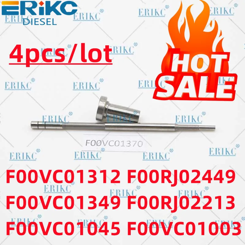 

HOT FOR BOSCH F00VC01312 F00RJ02449 F00VC01349 F00RJ02213 F00VC01045 F00VC01003 4PCS ORLTL Diesel injector Control Valve 4PCS