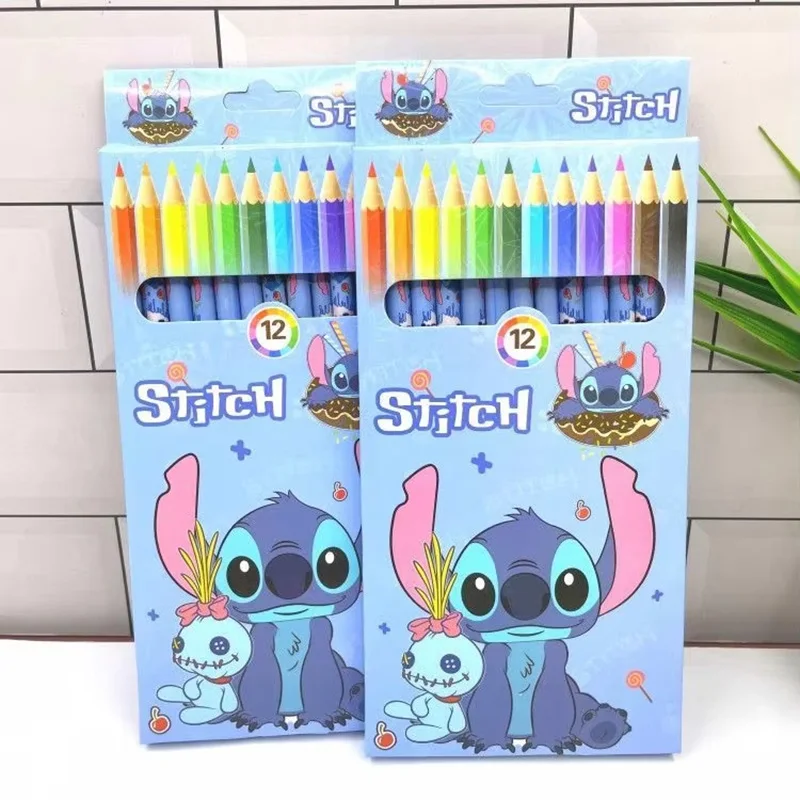 12Pcs Anime Colored Pencils Wood Graphite Sketch Pencils Set Smooth Writing for School Drawing Sketching