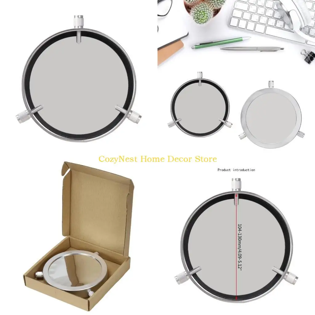 92MF PET Coated Aluminum Film Solar Filter for 104-130mm Objective Improved Visibility, Safe Sun Observation