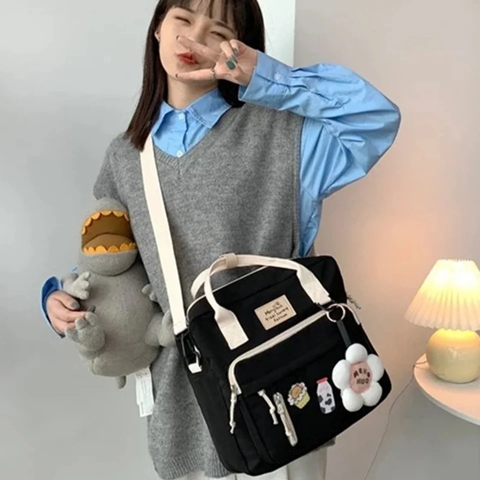 Kawaii plecak kobiety plecak śliczne Mochila japoński liceum szkoły dziewczyny plecak szkolne torby dla nastoletnich dziewcząt wiele kieszeni Sac