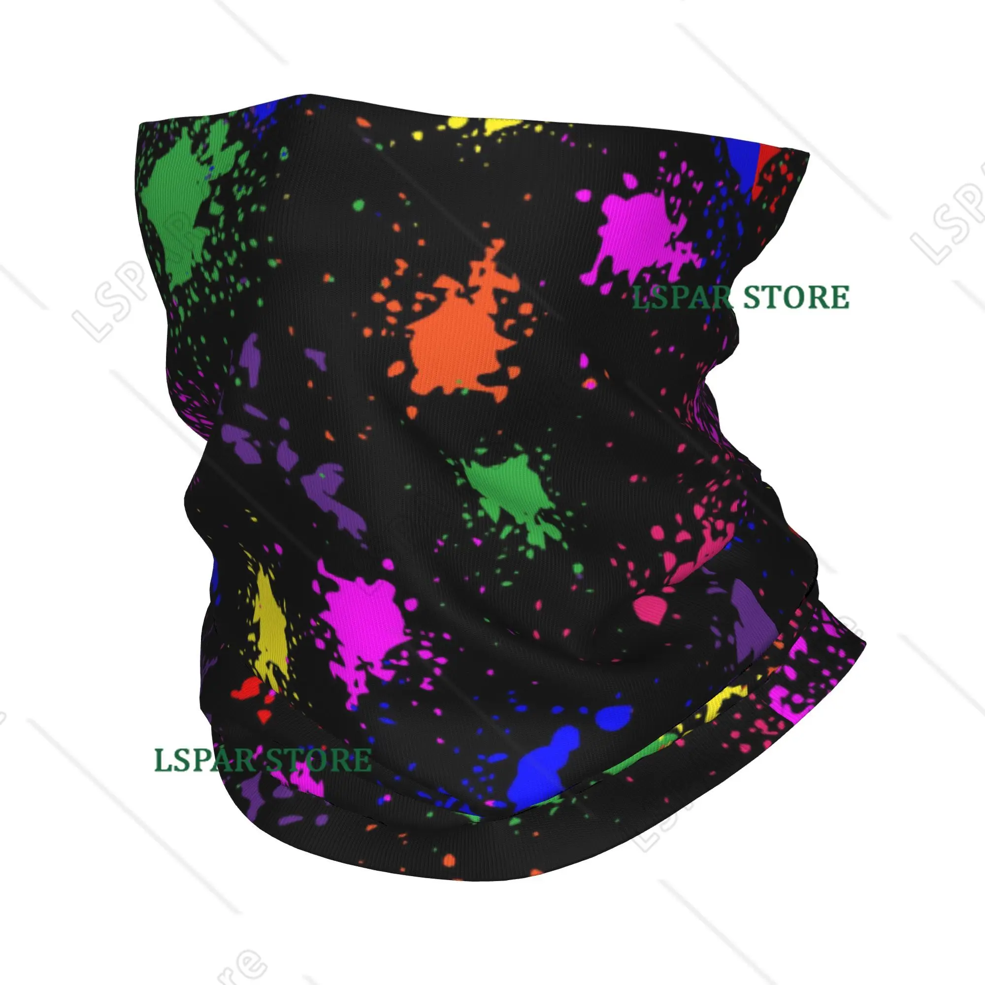 

Colorful Graffiti Camouflage Pop Art Neck Warmer Gaiter Windproof Cycling Bandana Multi-functional Tube Scarf Face Mask Shield