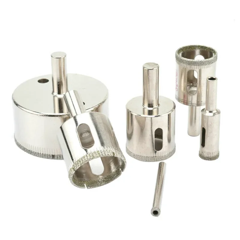 Punta da trapano rivestita da 3-100 mm Sega a tazza Taglierina per granito di vetro Apri foro Punta da trapano Apri foro per comò