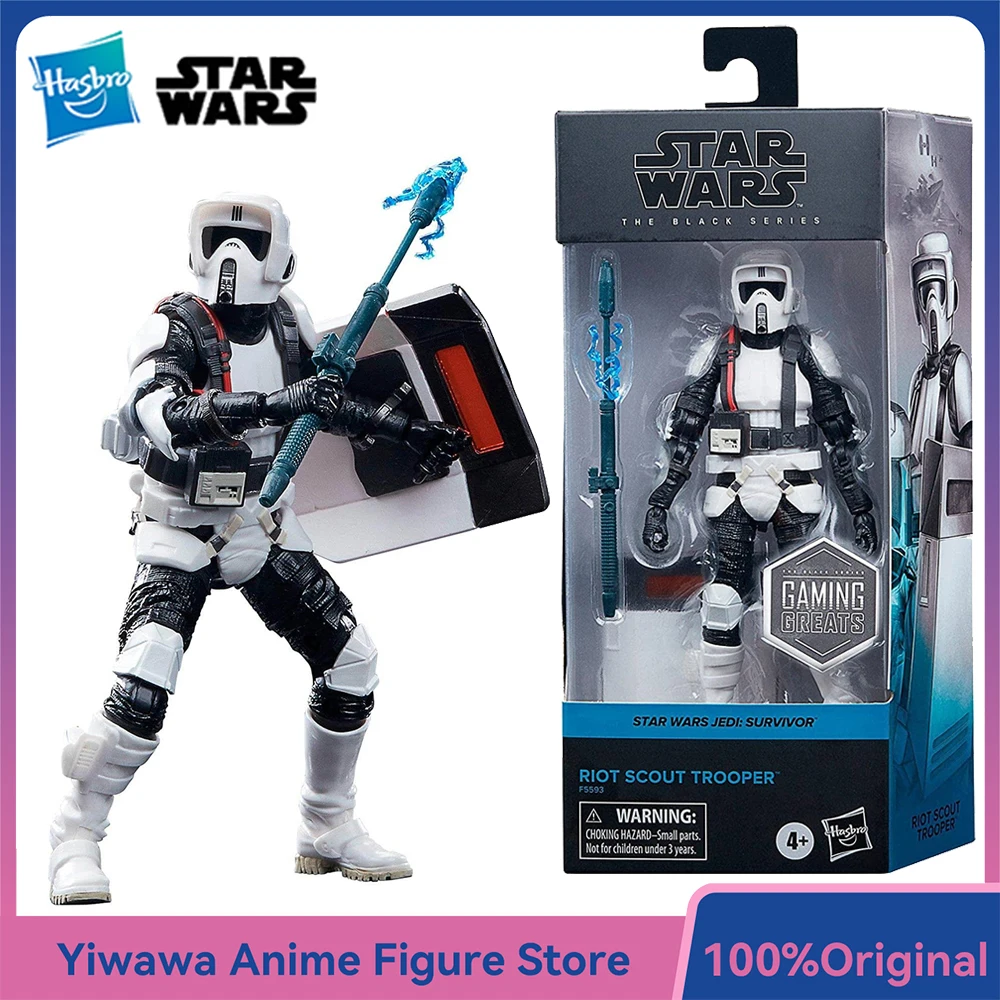 

[In-Stock] Hasbro Star Wars The Black Series Riot Scout Trooper (Jedi: Survivor) 15cm Gaming Greats Anime Figure Model Gift Toys