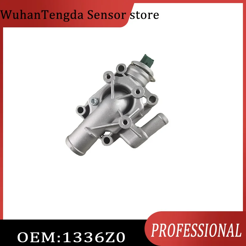 1336Z0 Engine Coolant Thermostat with Housing For Peugeot Partner 206/207/307/308/1007 For Citroen C2 C3 C4 Aluminum