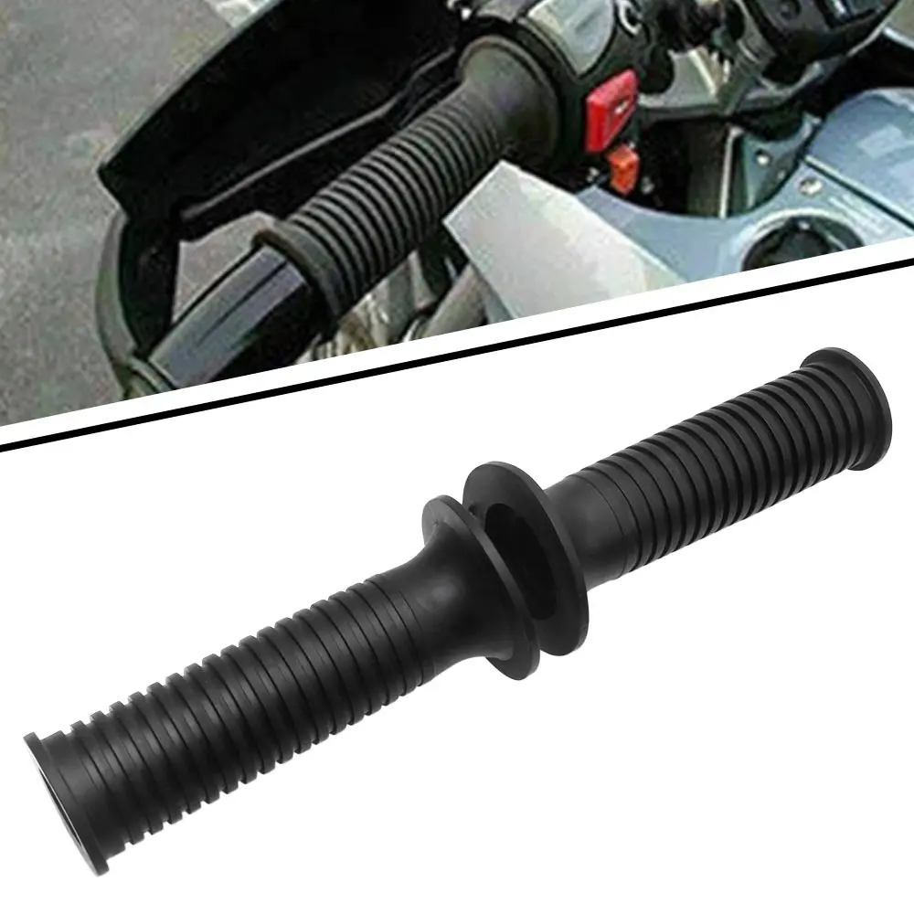 Black Rubber Motorcycle Hand Grips For BMW R1200RS K1200RS/GT R1150GS R1150R R1100S/RS/RT K100RS F650GS Handle Bar Cover, 1 Pair