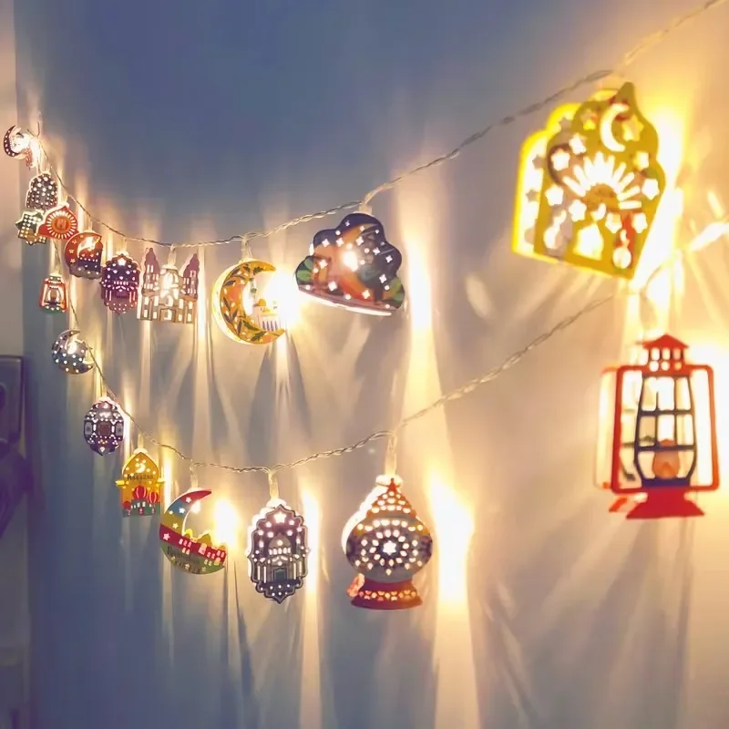 الإبداعية النفط مصباح القمر القلعة أضواء LED رمضان عيد مهرجان إسلامي هدية مسلم ديكور المنزل عطلة زينة زخرفية #6