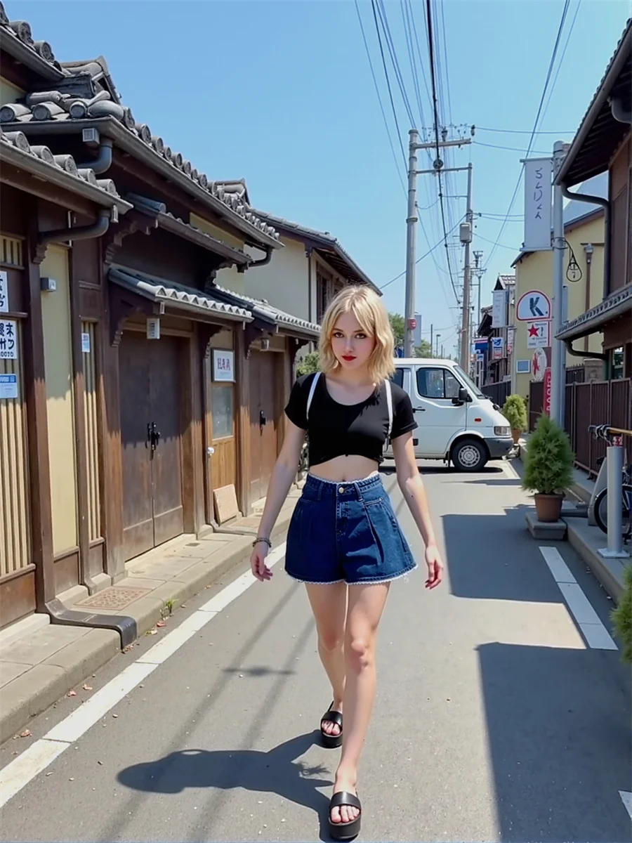 الدنيم الأزرق الداكن السراويل النسائية فضفاضة فضفاضة كبيرة الحجم الكورية نمط رياضة السراويل السيدات الصيف رياضي مرونة الخصر عارضة العصرية