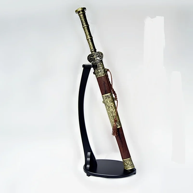 58cm Swan Shape Vertical Samurai Sword Katana Tanto Stand Holder Display For Short Sword L Size