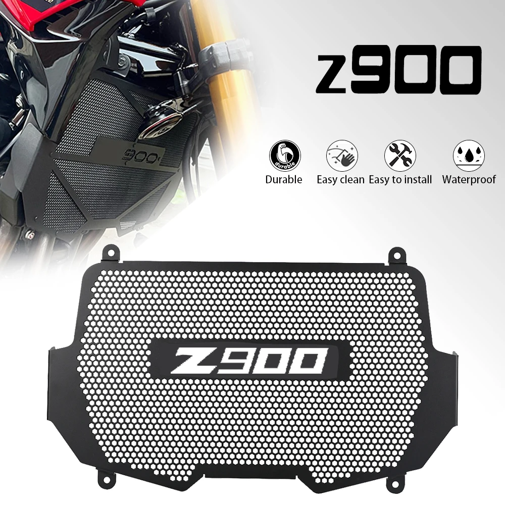 

For Z900 Motorcycle Aluminum Radiator Grille Cover Guard Protection FOR KAWASAKI Z900 Z 900 2017-2021 2020 2019 2018 Accessories