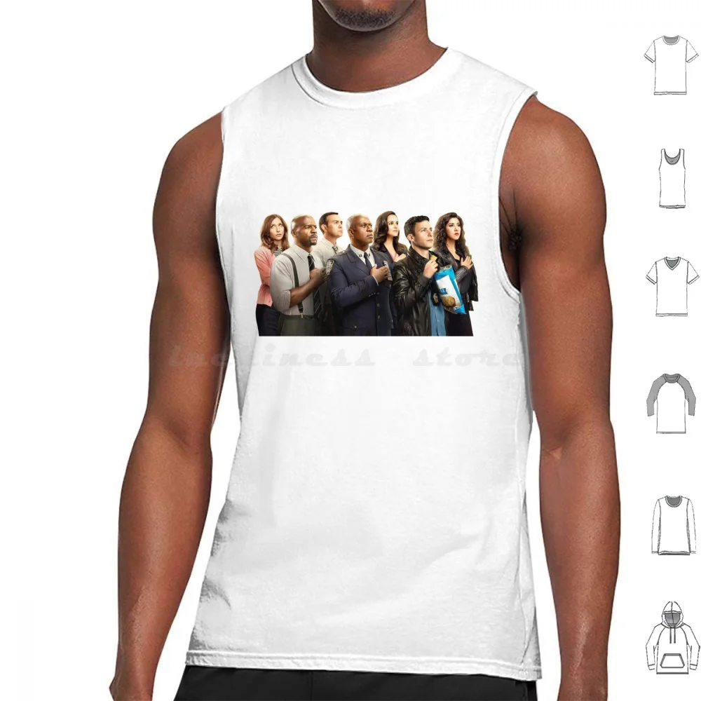 Brooklyn 99 Squad Tank Tops Print Cotton Brooklyn 99 Brooklyn Nine Nine Brooklyn Nine Nine 99 B99 Holt Captain Holt