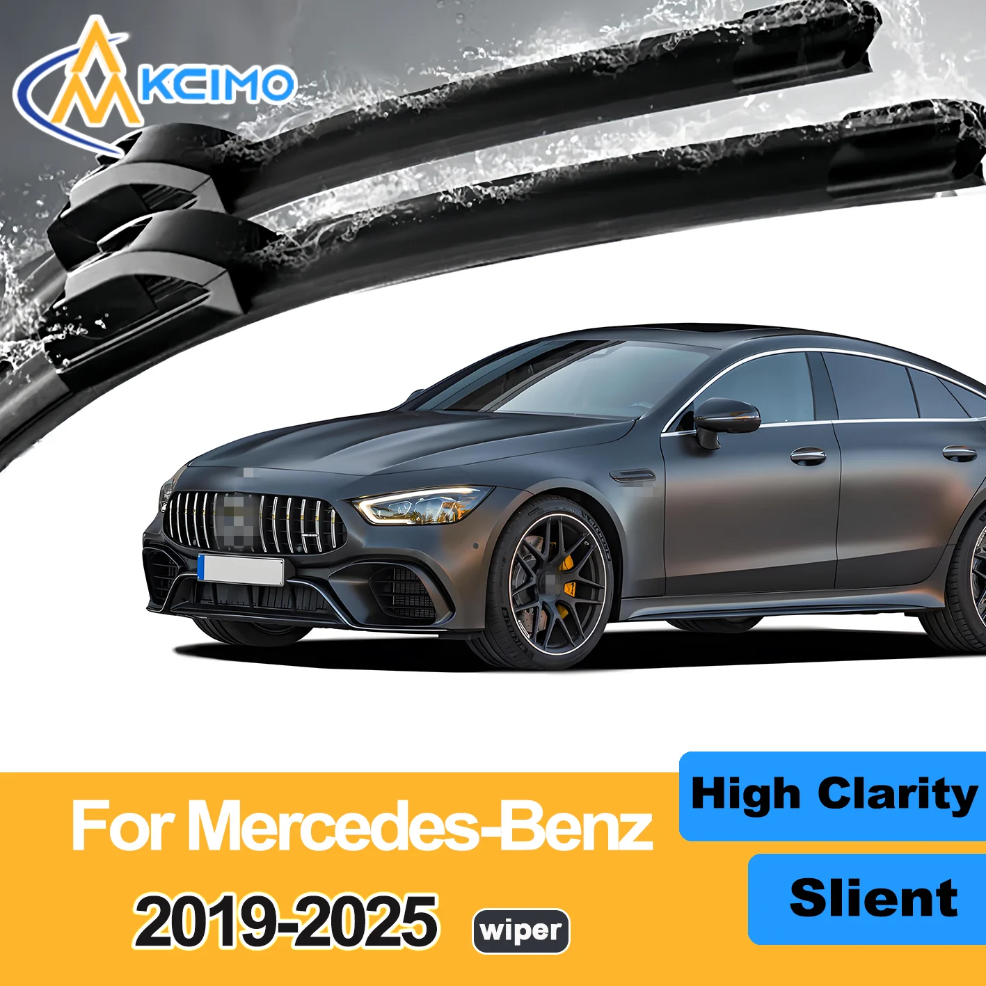 

2PCS New Wiper Blades for Mercedes-Benz AMG GT 4-Door Coupé X290 2019-2025 Front Windshield Auto Wipers Blade Accessories 2025