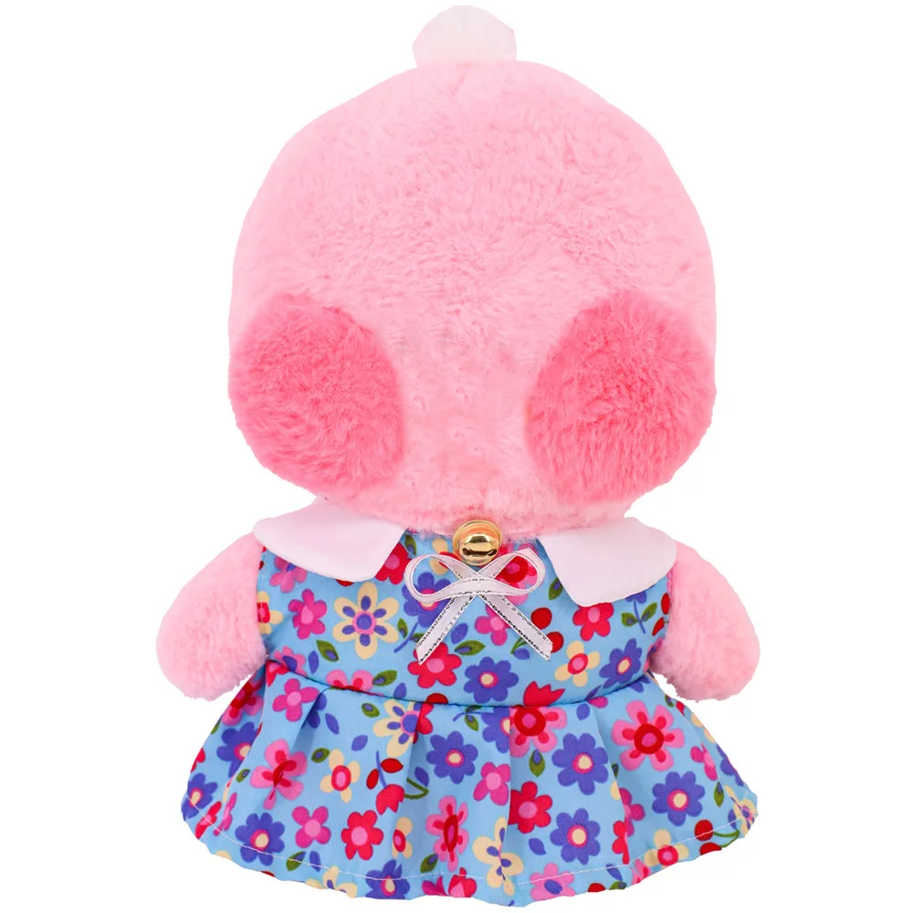 Ente Kleidung 30Cm Lalafanfan Gelb Ente Kawaii Rock Original Design Mini Stofftier Kleidung Ästhetischen Zubehör Geschenk