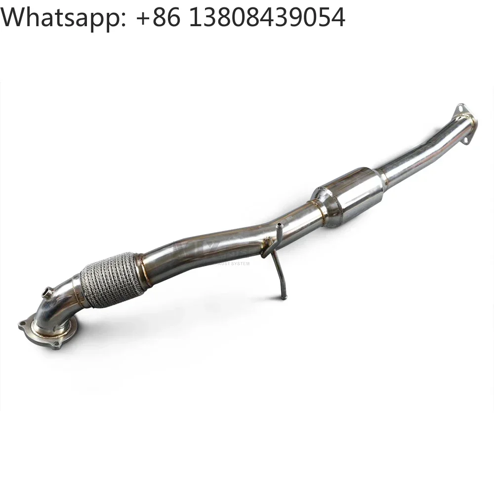 

High-flow Exhaust Pipe Power Upgrade for Volvo V40CC V40 S60 2.0T 2012-2018 Stainless Steel Downspout Front Pipe Muffler