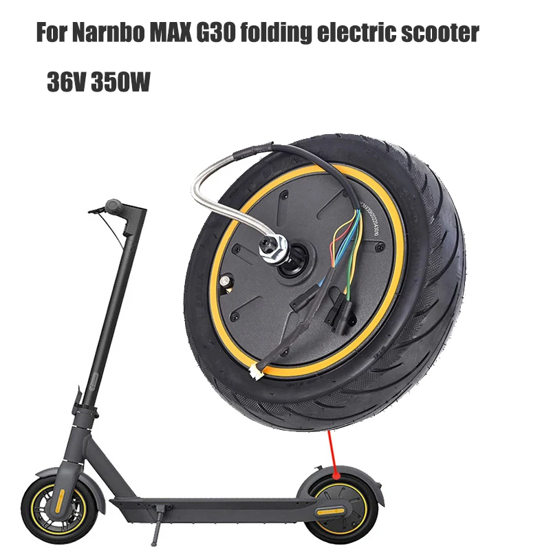 

60/70-6.5 Motor Electric Scooter 36V 350W Engine Wheel For Ninebot Max G30 Rear Driving Tire Repair