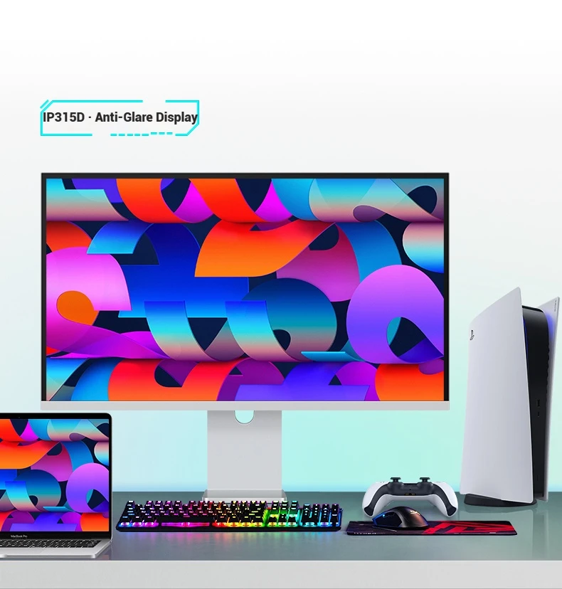 

32" 4K 144Hz Computer Monitor | 450cd/m² | Fast IPS 1ms | Adaptive Sync | Low Blue Light Aluminum alloy metal material body