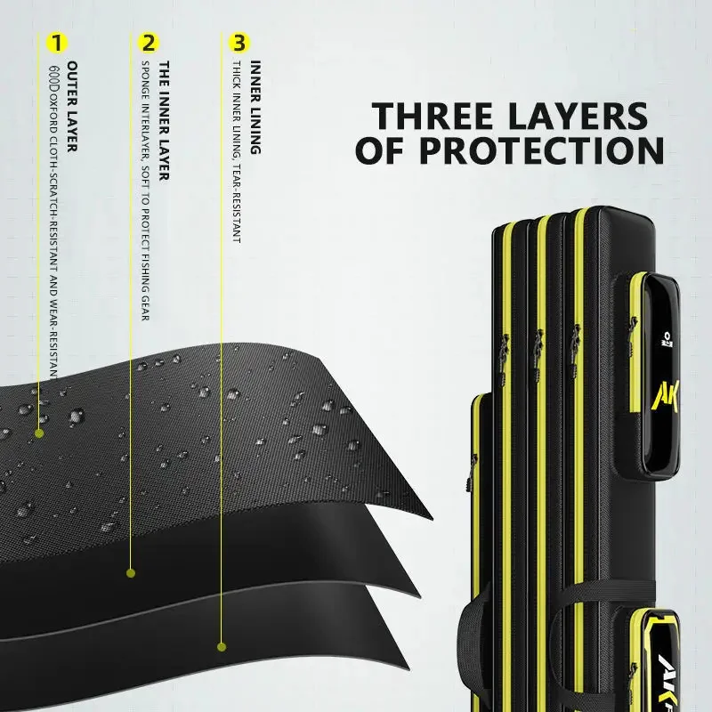 Portable Fishing Rod Bag Fishing Tackle Storage bag Convenient Fishing Rod Bag For Fishing Gear Fishing Accessories