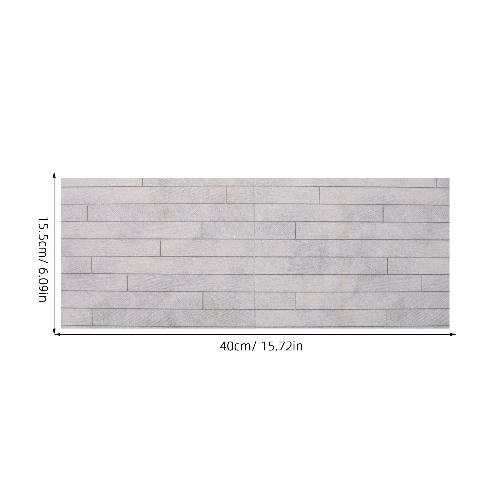 2Pcs Mini Floorboards Natural Texture Detailed Design Dollhouse Decor Flooring Sturdy Material Dollhouse Flooring