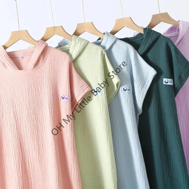 منشفة حمام بغطاء رأس من القطن M76C لعباءة رأس قابلة للتنفس وناعمة ماصة