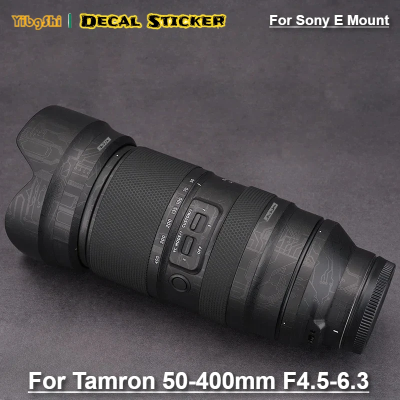 

Для объектива Tamron 50-400 мм F4,5-6,3 A067 (для крепления Sony E) наклейка кожа виниловая пленка защитная наклейка для объектива
