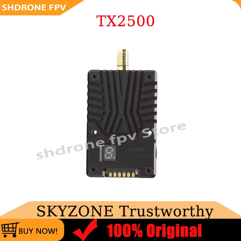 

SKYZONE ATOMRC TX2500 5.8G/4.9G 2.5W VTX with Video Transmitter CNC Case SMA Connector Heat Dissipation for RC FPV Drone