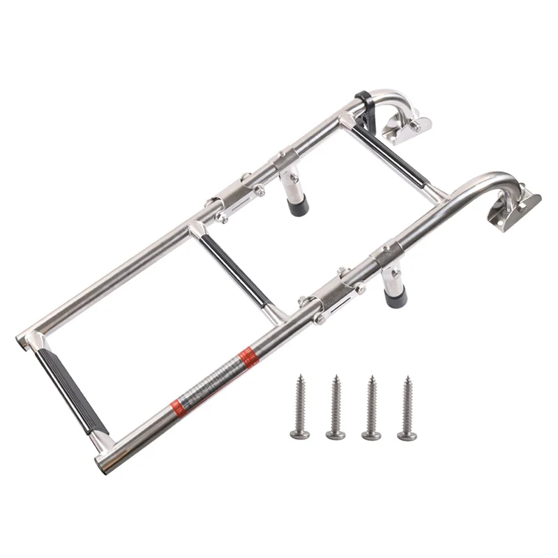 

NEW-Yacht Marine Special Use Folding Ladder Boarding Ladder Stainless Steel Boat Parts
