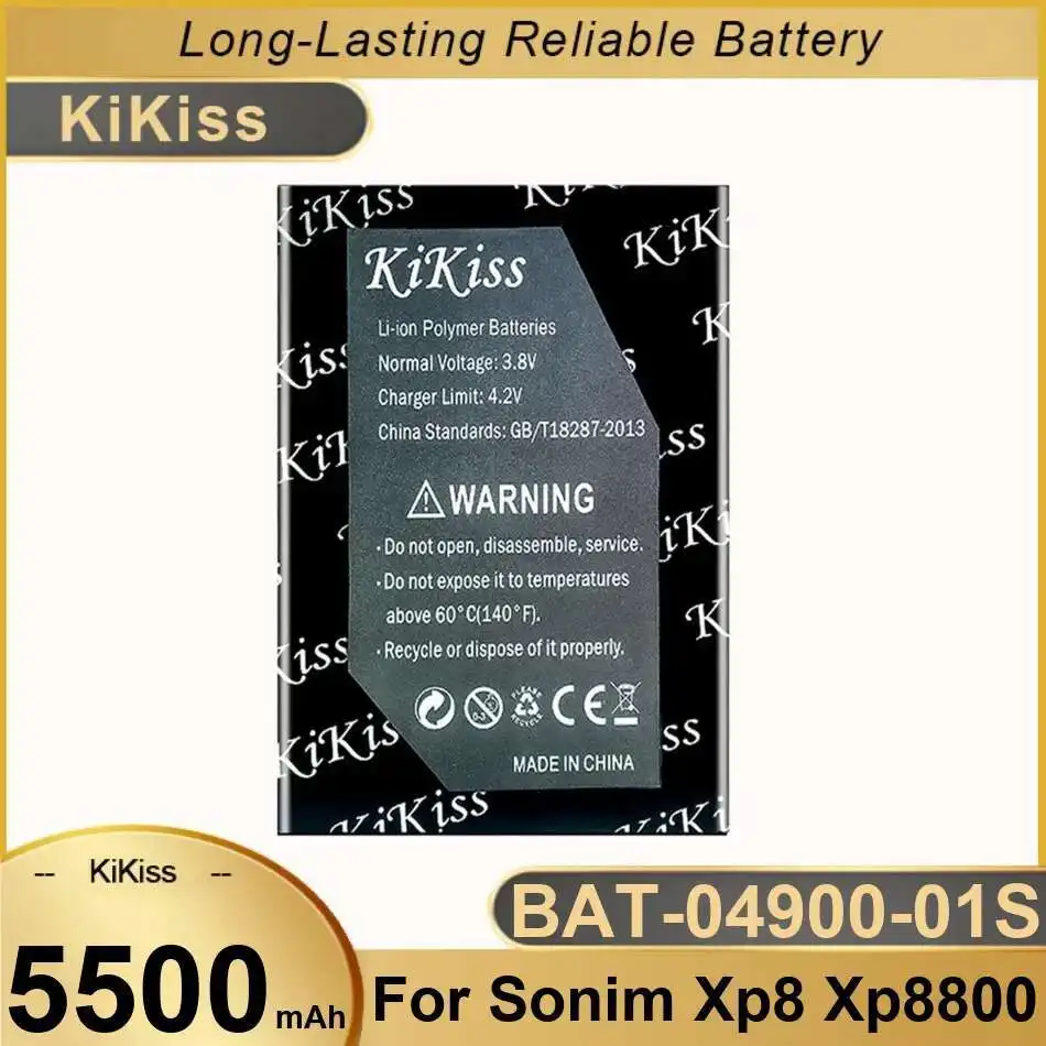 

Mobile Phone Battery 5500Mah For Sonim XP8 XP8800 Reliable Power Bat-04900-01S Long-Lasting