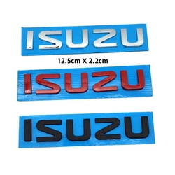 1pcs ISUZU Letter Logo High-quality Car Sticker forIsuzu Ruimai D-MAX MU-X Car Raer Trunk Emblem Badge Refit Styling Accessories