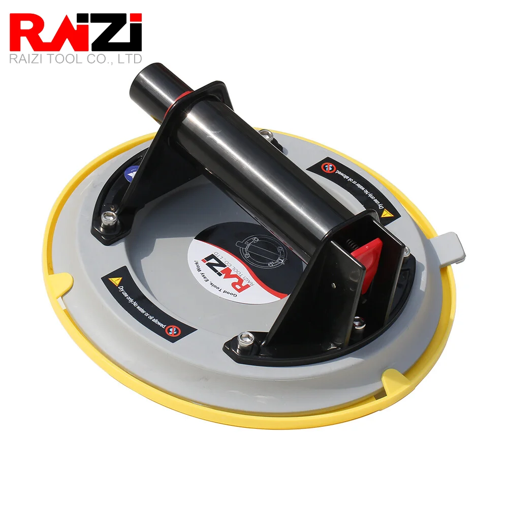 Raizi 8 inch Vacuum Suction Cup for Glass Tile Stone Carry Heavy Duty With ABS Hand Pump Lifter Tool Tile Suction Cup