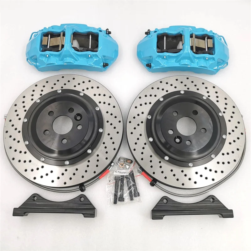 

Big Brake Kit Brake Upgrade 6 Piston Caliper Ceramic Brake Pads For Mazda RX7 RX8
