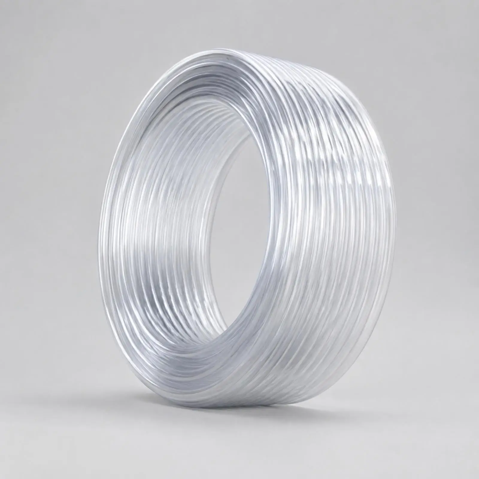Lightweight Pneumatic Air Hose 50m Clear PU Compressor Tube for Pneumatic Tools Gas Oil Water Transfer
