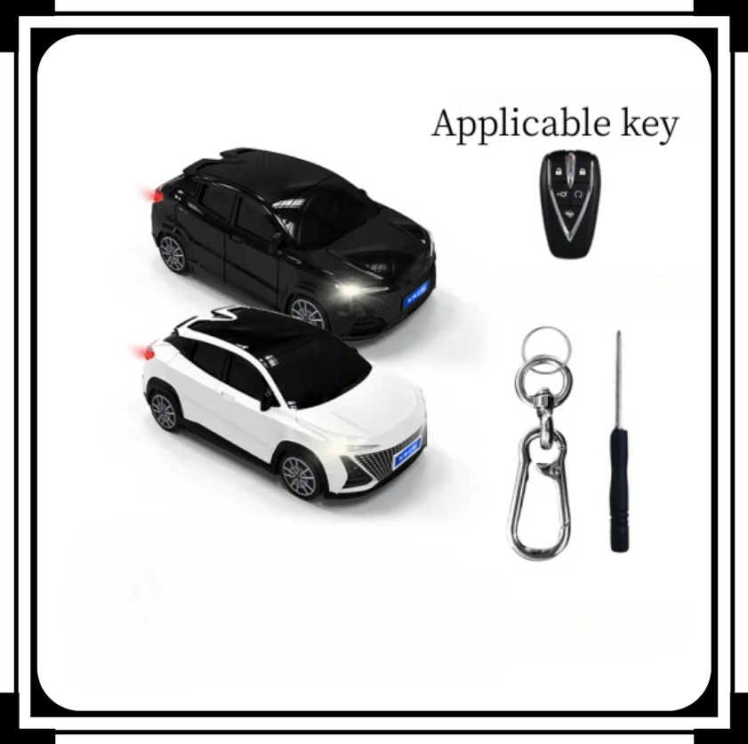 

For Changan UNI-T Car Model Case Key Pack Remote Control Protective Cover Key chain Accessory Surprise Gift Car Decoration New