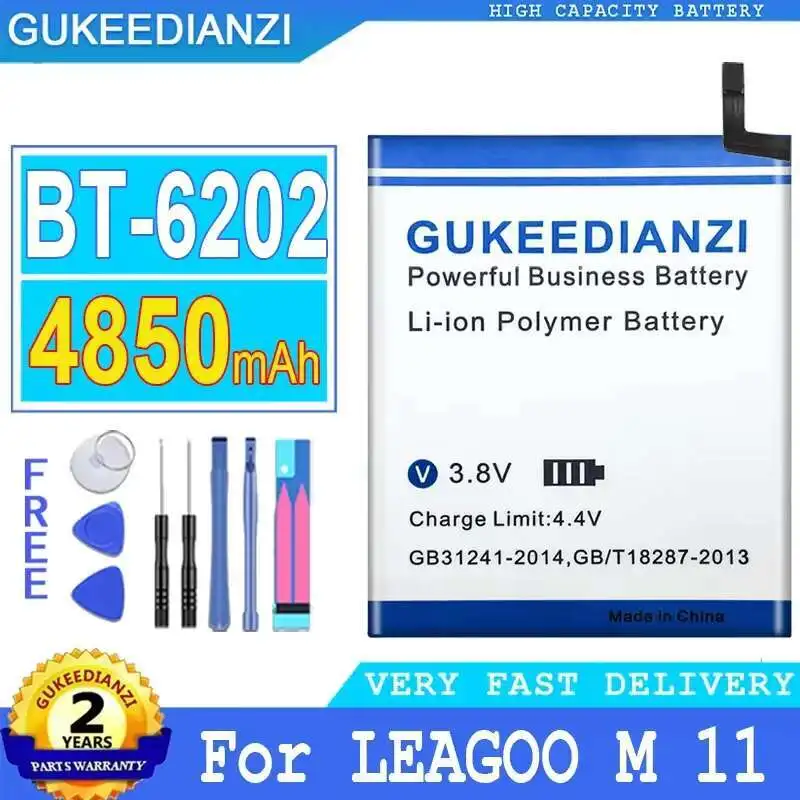 

BT-6202 Mobile Phone Battery For Leagoo M 11 M11 High-Capacity Stable 4850Mah