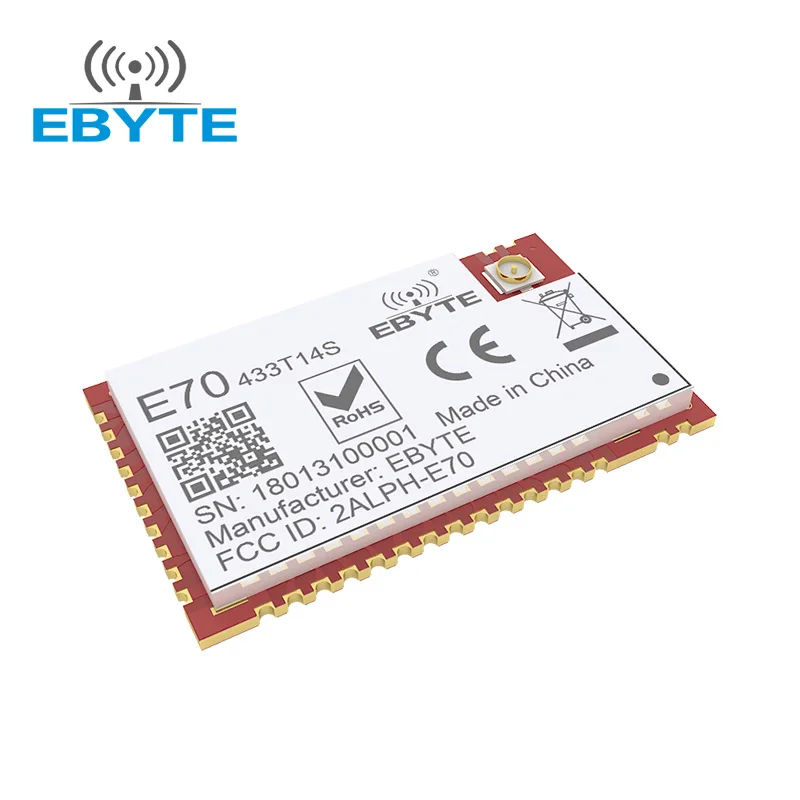 CC1310 UART Wireless Modul 433MHz 14dBm rf Sender Empfangen Kleine SMD Typ RF Modul Mit IPEX Interface EBYTE E70-433T14S