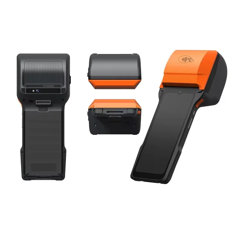 6.5 بوصة Android 14 Mobile POS 3G + 32G Memory، 25-80 مم ملصق وطباعة حرارية POS Terminal، Loyverse POS 4G WIFI BT 2D Scanner PDA