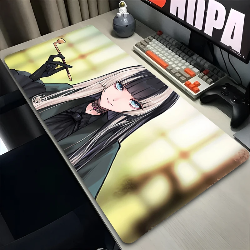 

Mouse Pad Laptop Non Slip Extended Desktop Mouse Mat PC Rubber Keyboard Pad Gaming Accessories Hololive Juufuutei Raden Mousepad