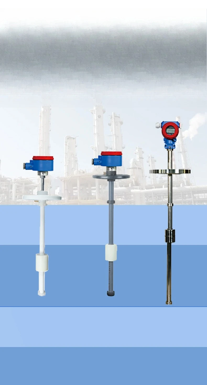 側面取り付け型磁気歪み式フロートレベルゲージ タンクレベルゲージ